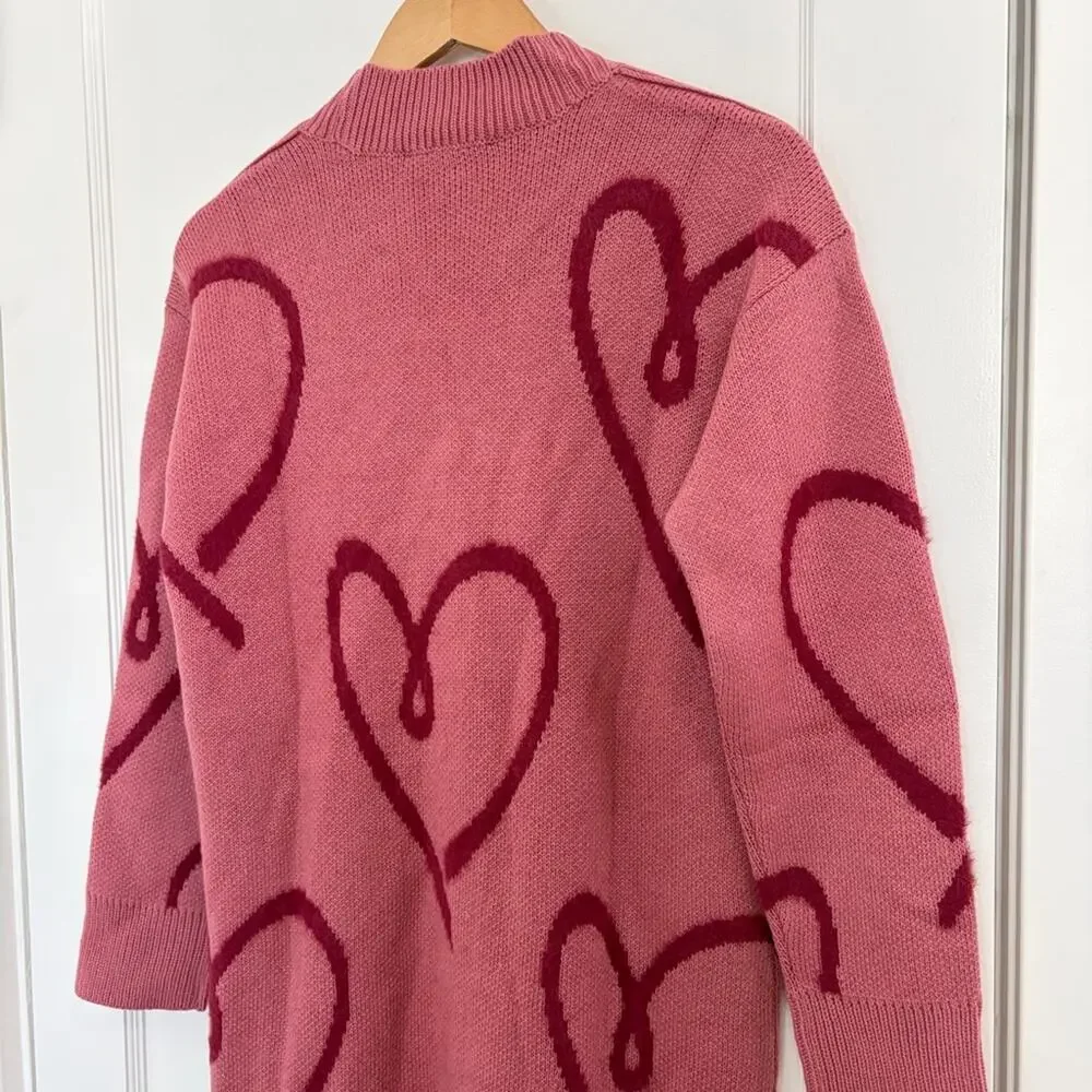Coldwater Creek Love Notes oversized Cardigan Swearer - Picture 8 of 14
